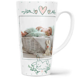 Fotohrnek latte velký - originální dárek - Meadow baby
